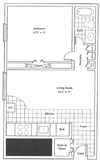 1 Bed 1 Bath Pullman